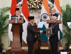 Prabowo dan Modi Saksi Pertukaran Lima MoU Kerja Sama Indonesia-India di Berbagai Sektor