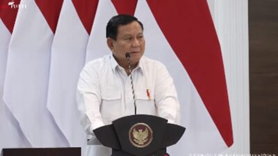 Presiden Prabowo Minta TNI-Polri Harus Selalu Bersama Rakyat